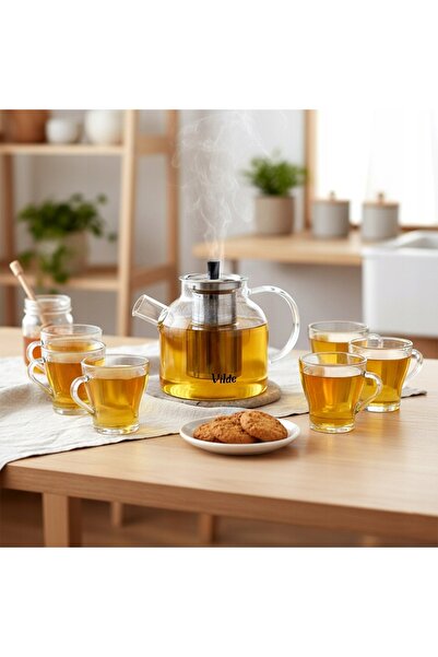 NO BRAND Ceainic cu infuzor și filtru pentru prepararea ceaiului de plante, 1...