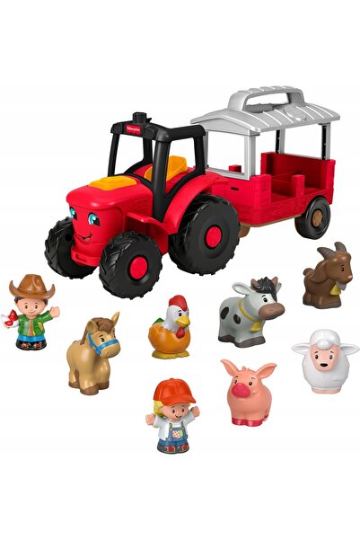 FISHER-PRICE BABY FISHER PRICE LITTLE PEOPLE TRACTOR DE FERMĂ, jucărie intera...
