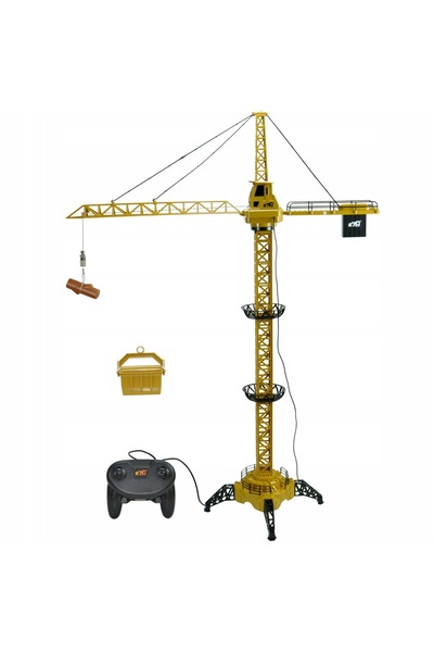 NO BRAND MACARALĂ MARE DE ȘANTIER pentru copii, TELECOMANDATĂ, 128 CM LUNGIME NS