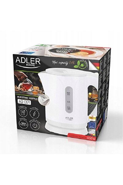 adler Fierbător electric AD1371W 850 W 0.8 L Alb