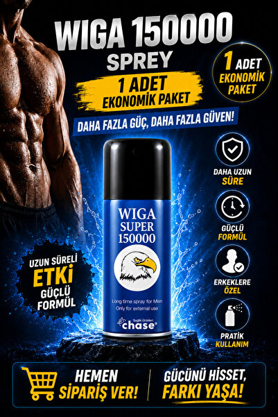 Chase Erkeklere Özel Wiga 150000 1 Adet 45ML Uzun Deneyim Sprey