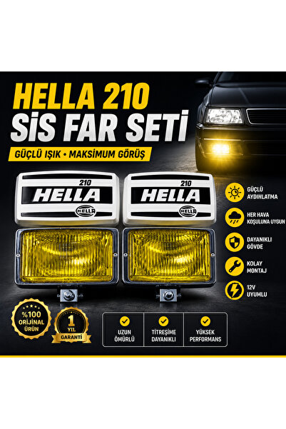 İyem Hella 210 Sis Farı Sarı Cam + Kapak