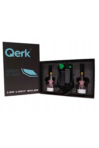 QERK Becuri LED H7 Q9 360 °   2x LUMINĂ MAI PUTERNICĂ CANBUS ALB RECE 6500K -...