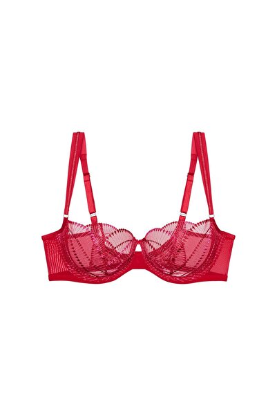 Triumph Sutien balconet de damă 10222536 Roșu