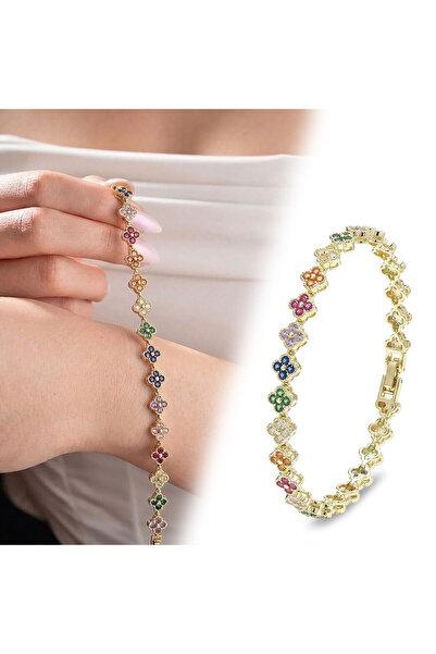 Generic Brand 💎   Premium Shiny Gold Color 5 mm Chakra Stone Flower Model Wo...