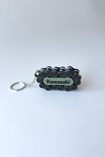 sin istanbul Motorcycle Chain Moving Keychain - with Rotating Chain Design