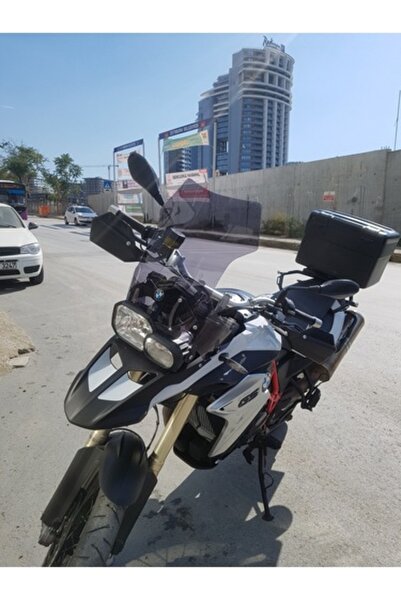 ZEUS MOTOR Bmw F800 F650 Uyumlu Uzun Cam Koyu Füme 45Cm 4Mm Motosiklet Camı