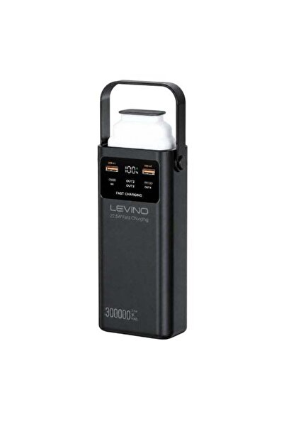 Levino N-36 30000mAh Power Bank with Built-in Cables, 22.5W Fast Charging Por...