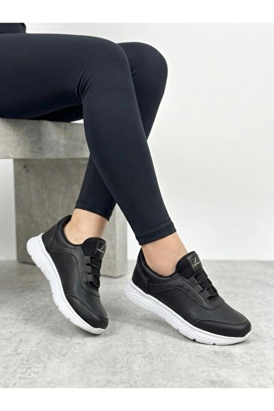 Lütfi Women's black slip-on easy wear ultra lightweight orthopedic sole daily...