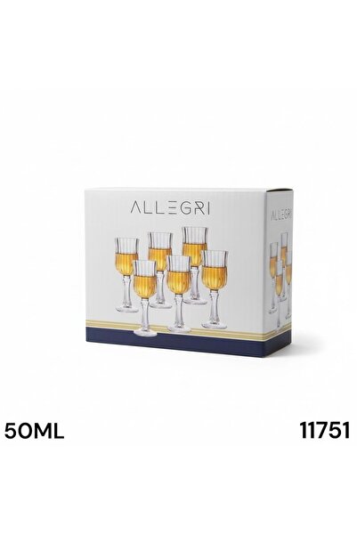 ALLEGRI Konak Alişveri̇ş 11751-Coffee Cup with Stand 6 Pieces 50 ml