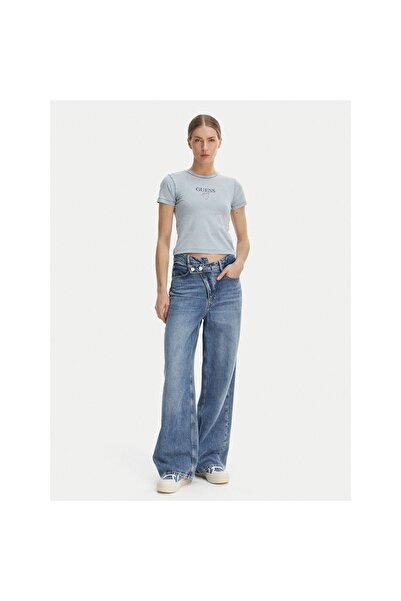 Guess Jeans Γυναικείο T-shirt W6GIA6KCTL1 Μπλε