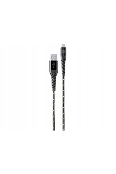 NO BRAND Cablu USB - Lightning CELLULARLINE Tetra Force 2 m Negru