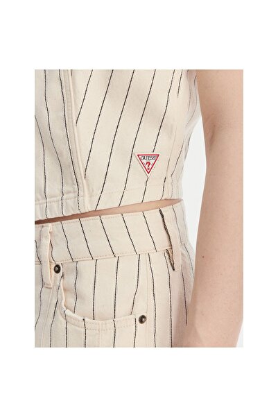 Guess Jeans Vestă de damă W6GHZ9D7961 Crem