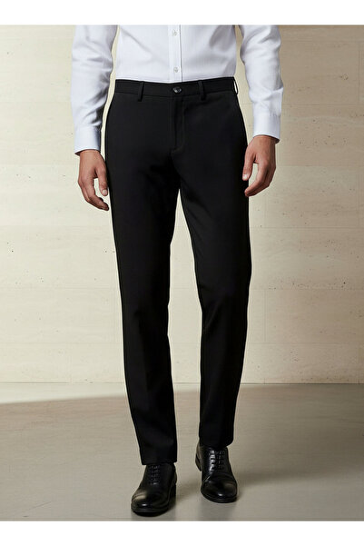 FAV Regular Fit Dobby Flexi Waist Formal Trousers