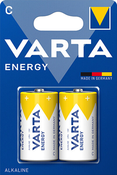 Varta Battery Energy C 1.5V LR14 • Top Bottom Set of 2 pcs