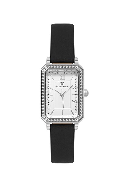 Daniel Klein Women's Wristwatch with Gray Case and Black Strap, Same as Pictured