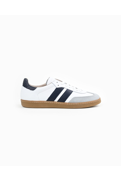 Hakiki Deri Sneaker Erkek Ayakkabı Beyaz 5082