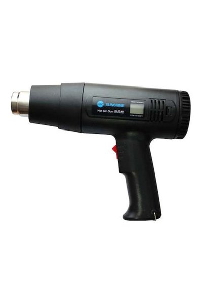 SUNSHINE πιστόλι θερμού αέρα RS-1800D, 2 ταχύτητες, LCD, 1800W, μαύρο