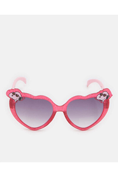 REDTAG Girl Pink Snoopy Heart Sunglasses