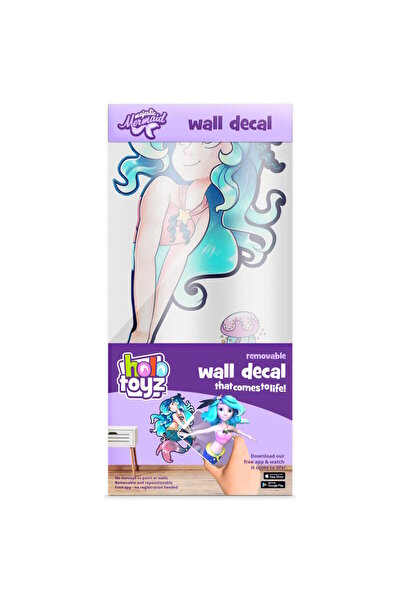 OEM HoloToyz – Majestic Mermaid AR Wall Decals Τεράστιο Αυτοκόλλητο Τοίχου Επ...
