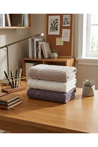 Nurpak Fulya paket od 3 komada 100% pamuk 50 x 90 cm ručnik za ruke i lice