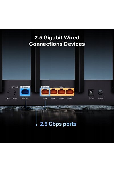 NO BRAND Router TP-LINK Archer BE400 2.4 / 5 GHz (DualBand), Wi-Fi Mesh