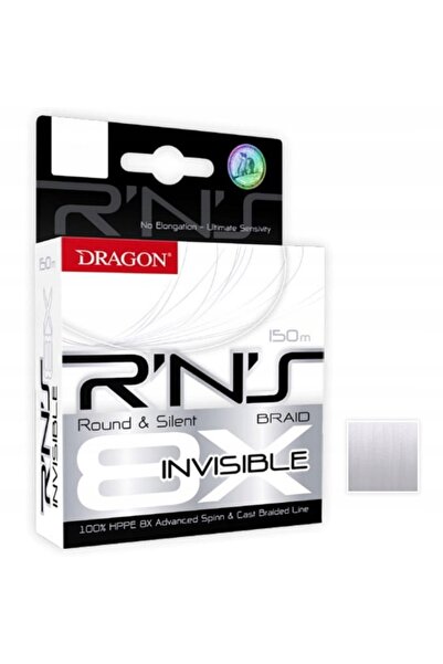 NO BRAND Plecionka DRAGON R N S 8X Invizibil 0,22 mm / 150 m Transparent