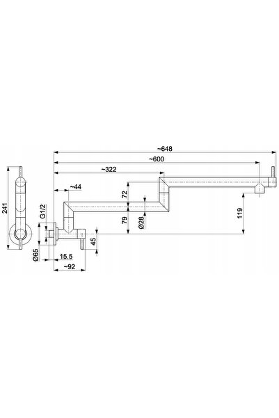 KFA Armatura Bateria Duero 6623-030-31 Auriu periat