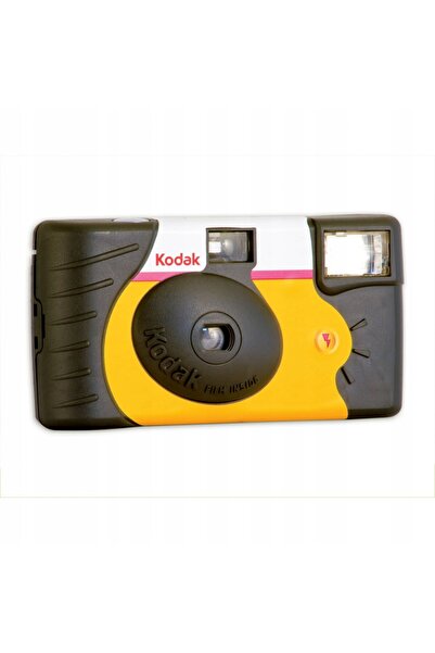 NO BRAND KODAK HD Power Flash Analog Camera Negru și galben