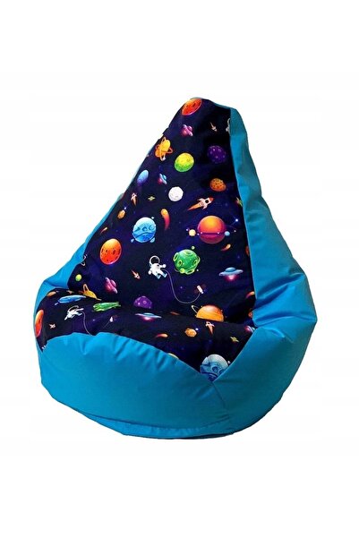 innature Pufa worek GO GIFT Gruszka Kosmos Albastru L 105 x 80 cm