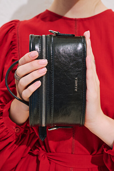 Manuka Mita Mini Zippered Bag Black