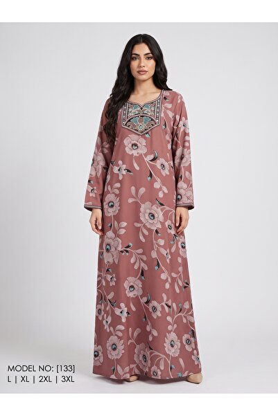 TUFAHA Cashmere Long Sleeve Shirt with Embroidery