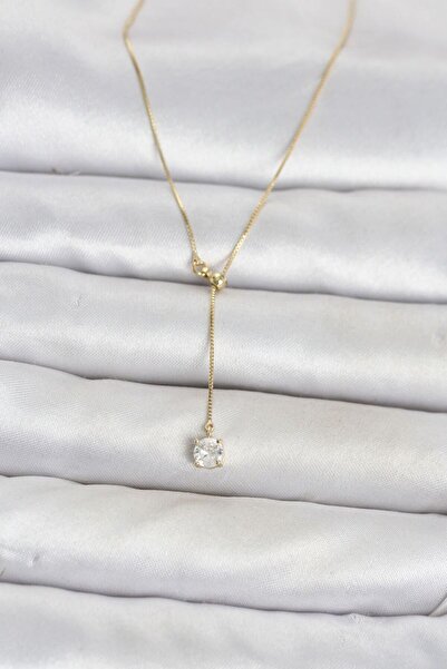 naque Brass Gold Color Elevator Model Women's Necklace Tj-Bko11126