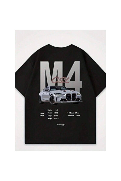 799 Men M4 Sports T-Shirt Black With Iconic Logo Short Sleeve Round Neck Fit ...