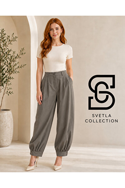 KAROL Svetla Collection Paçası Manşetli Pantolon