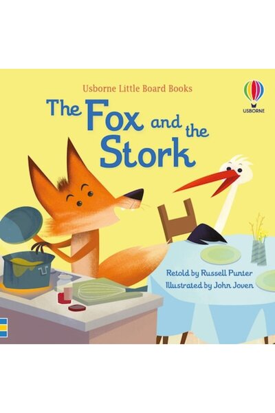 Usborne Картонена книжка със страници, малка картонена книжка, Лисицата и Щър...