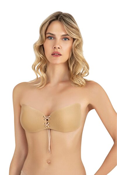 Generic Brand Women's Drawstring Adhesive Bra – Strapless Invisible Supportiv...