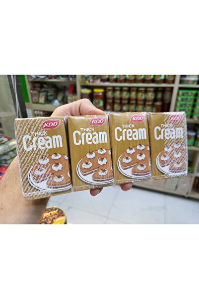 KDD Yoğun Krema 4 x 125 ml - Thick Cream 500 ml (2 paket 4lü)