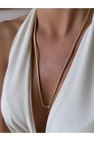 Generic Brand Xuping Snake Chain Gold Color Chain Necklace