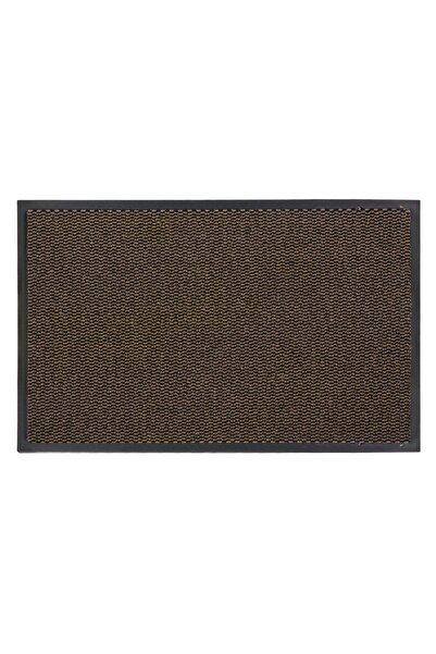 OEM Covoraș de ușă maro cu dungi negre 80x50cm