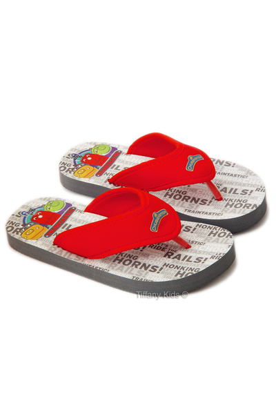 CHUGGINGTON Șlapi roșii super-ușori din spumă EVA și PVC