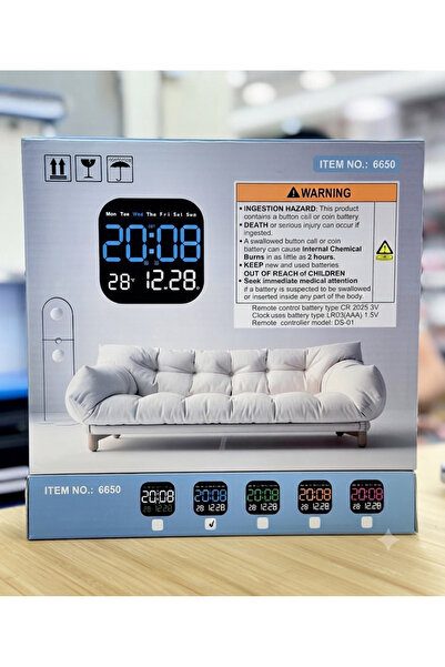 Generic LED Digital Clock with Remote Control (Item No. 6650)