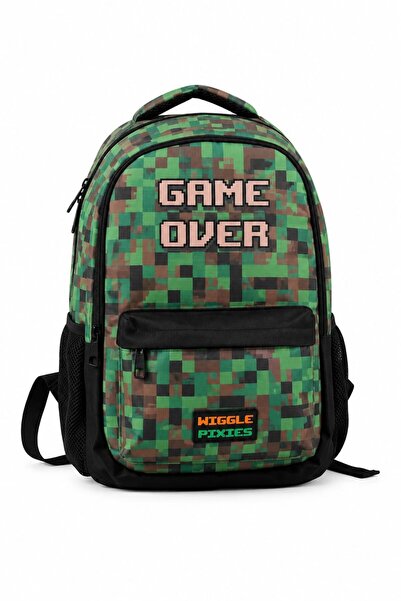 GENC DIJITAL BASKI MineCraft Okul Çantası Yeni Sezon