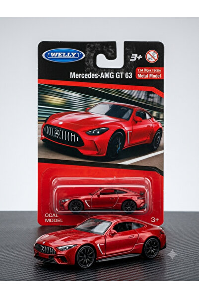 WELLY Mercedes-AMG GT 63 1/64 Ölçek Diecast Metal Model Araba Oyuncak Araba