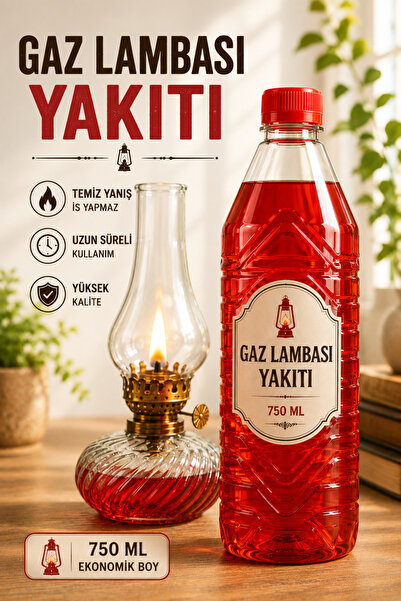 plant-home Gaz Lambası Yakıtı 750 ML – Temiz Yanışlı İs Yapmayan Nostaljik Ga...