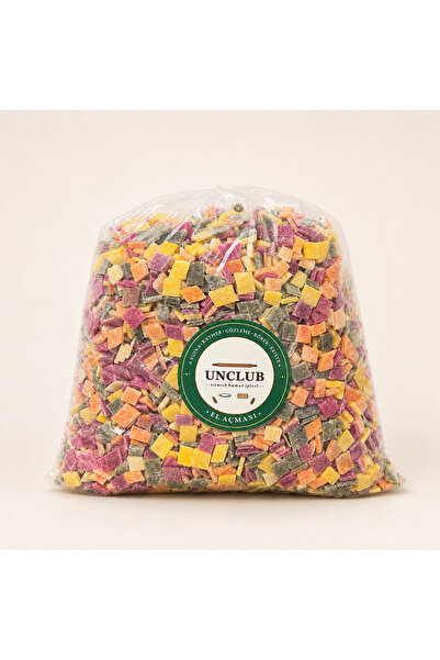 UNCLUB Kare Küçük Sebzeli Erişte/Makarna 500gr