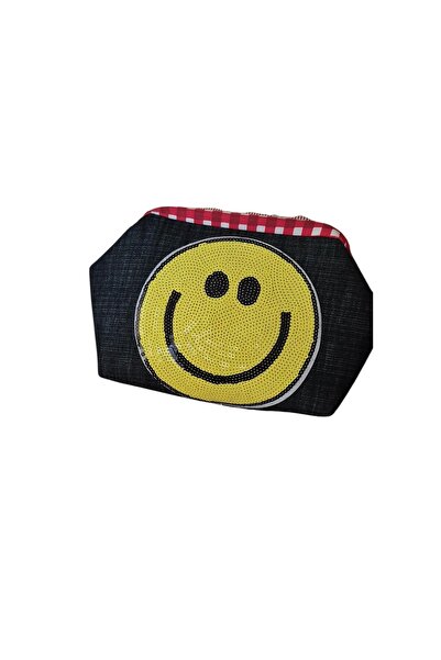 handedizayn Γυναικεία τσάντα χειρός Clutch με παγιέτες και χαμογελαστό πρόσωπ...