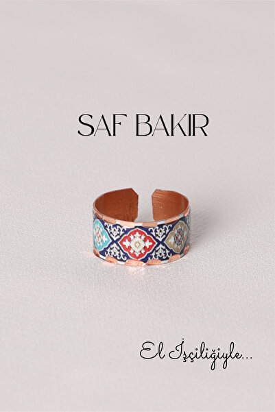 Store Copper Printed Handcrafted Ring