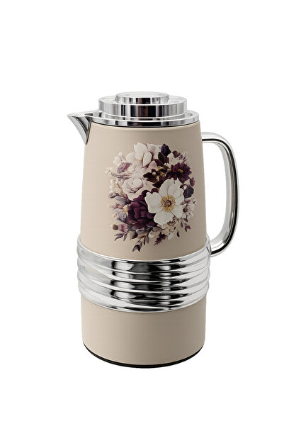 revan Luxury Insulated Hot & Cold Thermos Flask Flower Design Thermal Water B...
