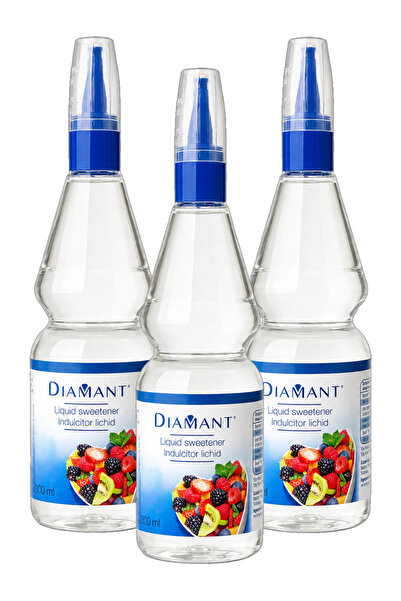 KRUGER Set 3x Îndulcitor lichid dietetic, pentru băuturi, gătit si deserturi,...